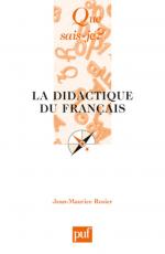 La didactique du français Französische Ausgabe von Jean-Maurice Rosier