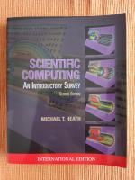Michael T. Health: Scientific Computing.
