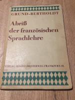 Abriß der französischen Sprache