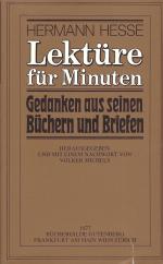 Hermann Hesse: Lektüre für Minuten - Ged