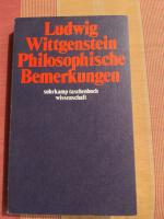 Philosophische Bemerkungen