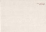 Hanna Hohl: Reiner Ruthenbeck - Zeichnun