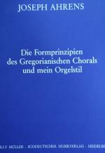 Joseph Ahrens: Die Formprinzipien des Gr
