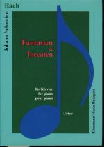 Fantasien & Toccaten für Klavier / for piano / pour piano