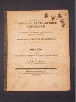 Zell, Carolus (Karl): De Studio Graecaru