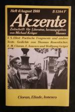 AKZENTE. Zeitschrift für Literatur. Heft 4 / September 1988. Jahrgang 35