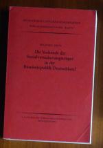 Die Verbände der Sozialversicherungsträger in der Bundesrepublik Deutschland