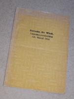 Zeitschrift für Württembergische Landesgeschichte XII. Band 1953  -- Geistesgeschichte und Volkskunde