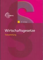 Wirtschaftsgesetze Textsammlung