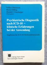 Volker Dittmann, Horst Dilling, Harald J Volker Dittmann, Horst Dilling, Harald J
