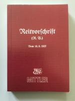 Reitvorschrift (R.V.) vom 18.8.1937