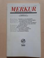 MERKUR. Deutsche Zeitschrift für europäisches Denken - Heft 6, 46. Jahrgang, Juni 1992 Band 519