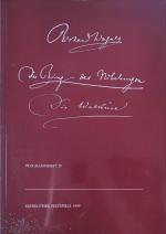 Richard Wagner: Der Ring des Nibelungen. Die Walküre. Programmheft 4: Bayreuther Festspiele 1989