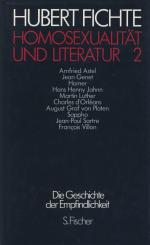 Hubert Fichte: Homosexualität und Litera