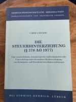 Die Steuerhinterziehung (§370 AO 1977). Eine strafrechtliche, kriminologische und kriminalistische Untersuchung unter besonderer Berücksichtigung von Vermögens- und Einnahmesteuerhinterziehungen