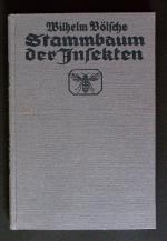Wilhelm Bölsche: Stammbaum der Insekten 