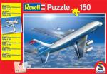 Schmidt Spiele 55472 - Revell Puzzle Airbus A 380 (150 Teile) ohne Minikit Steckbausatz