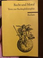 Norbert Hoerster (Hrsg): Recht und Moral Norbert Hoerster (Hrsg): Recht und Moral