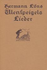 HERMANN LÖNS: Ulenspeigel. (Ulenspeigels