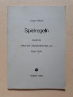 Jürgen Hilleke: Spielregeln - Gedichte Jürgen Hilleke: Spielregeln - Gedichte