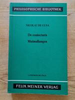 Nikolaus von Kues [Cusanus; Nicolai de C Nikolaus von Kues [Cusanus; Nicolai de C