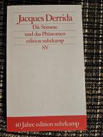 Die Stimme und das Phänomen - Einführung in das Problem des Zeichens in der Phänomenologie Husserls