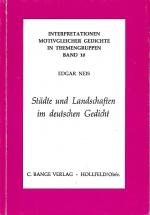 Edgar Neis: Städte und Landschaften im d