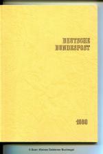 Deutsche Bundespost (Hg.): DIE POSTWERTZ Deutsche Bundespost (Hg.): DIE POSTWERTZ