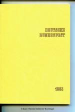 Deutsche Bundespost (Hg.): DIE POSTWERTZ Deutsche Bundespost (Hg.): DIE POSTWERTZ