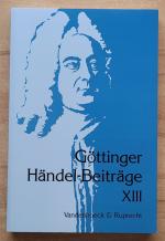 Göttinger Händel-Beiträge, Band 13