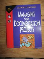 Managing Your Documentation Projects