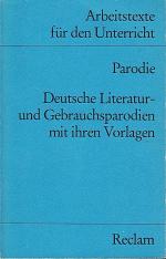 Wolfgang Gast: Parodie : deutsche Litera