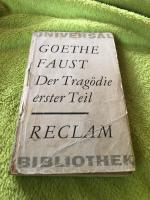 Goethe Faust Der Tragödie erster Teil/Reclam