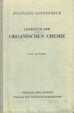 Wolfgang Langenbeck: Lehrbuch der organi Wolfgang Langenbeck: Lehrbuch der organi