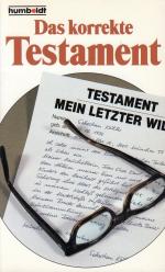 von Selzam, Wilfried: Das korrekte Testa