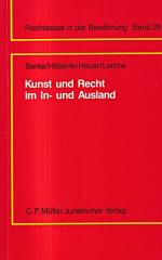 Peter Lerche: Kunst und Recht im In- und