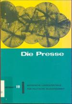 Die Presse  (Arbeitsheft 10)