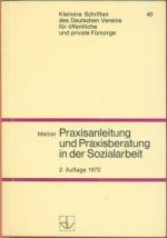 Praxisanleitung und Praxisberatung in der Sozialarbeit