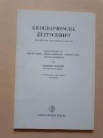 Geographische Zeitschrift - 77. Jahrgang, 1989,Heft 3, 3. Quartal