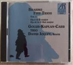 Joh. Brahms: Five Trios, Volume I und II