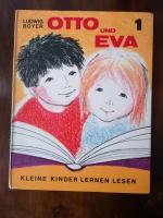 OTTO UND EVA. KLEINE KINDER LERNEN LESEN. Ein lustiges Lesespiel für Kinder von etwa 4 Jahren an. Mit vielen Bildern von Helga Demmer. 1.Buch.