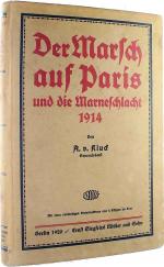 Der Marsch auf Paris und die Marneschlacht 1914