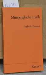 Mittelenglische Lyrik - Englisch / Deutsch - Ausgewählt und herausgegeben von Werner Arens und Rainer Schöwerling (= Universal-Bibliothek 9985 [3]