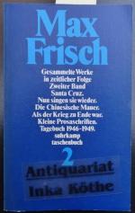 Gesammelte Werke in zeitlicher Folge - Band 2 = 1944 bis 1949 - Jubiläumsausgabe in sieben Bänden  - 1931 bis 1985 -  Suhrkamp Taschenbuch ; 1402 -