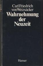 Weizsäcker, Carl Friedrich von: Wahrnehm Weizsäcker, Carl Friedrich von: Wahrnehm