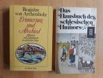 Konvolut 2 Bücher über den deutschen Osten: Erinnerung und Abschied / Hausbuch des schlesischen Humors