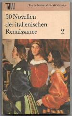 50 Novellen der italienischen Renaissance, Band 2; TdW (Taschenbuch der Weltliteratur)