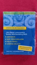 Abitur Baden-Württemberg 2023 Leistungskurs Deutsch - Paket - Ein Bundle mit allen Lektürehilfen zur Abiturprüfung: Woyzeck, Der Verschollene, Die Bekenntnisse des Hochstaplers Felix Krull, Corpus Delicti