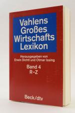 Erwin Dichtl und Otmar Issing: Vahlens G Erwin Dichtl und Otmar Issing: Vahlens G