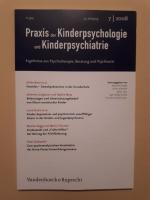 Praxis der Kinderpsychologie und Kinderpsychiatrie Heft 7/2008